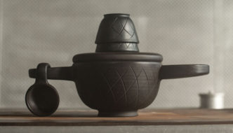 Cheburashka Tableware Set by Luca Nichetto and Lera Moisseva for Dymov Ceramics