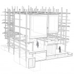 "Austria. Naturally Yours" - Penda's Austrian Pavilion for the 2015 Milan Expo - Cross Section 3D