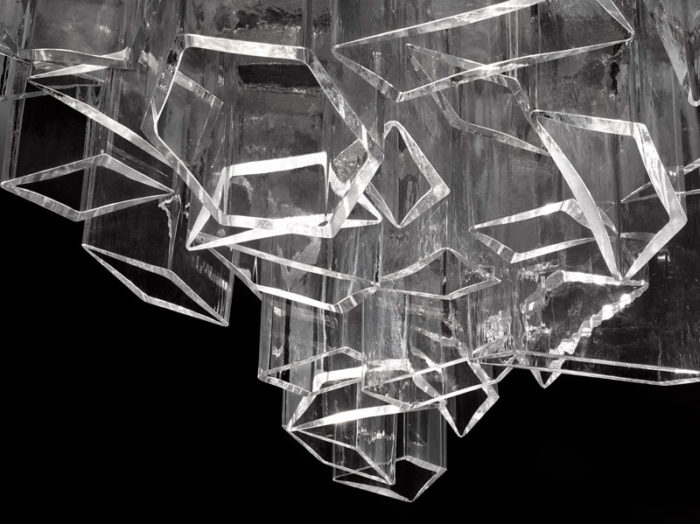 Ice Chandelier by Daniel Libeskind for Lasvit
