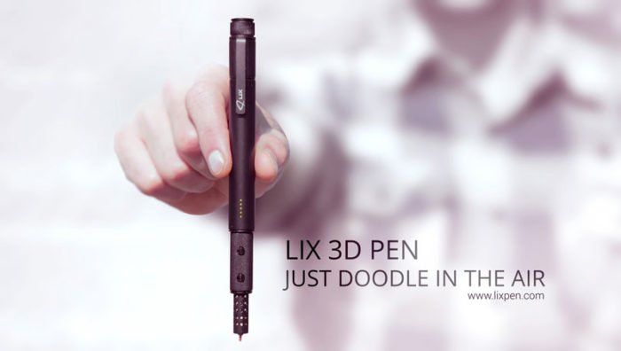 LIX 3D - World's smallest 3D Pen lets you doodle in the air