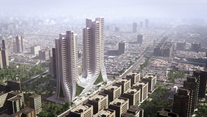 Grove Towers by 3XN