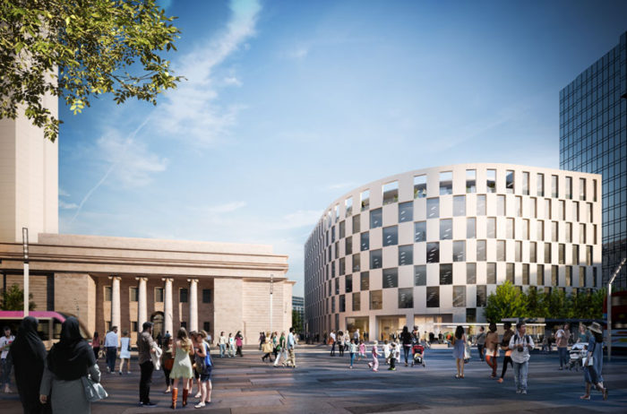 First Arena Central Building by make wins planning