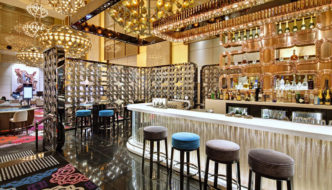 Lasvit Crystal Wall by Koncern Design Studio - Crown Casino Melbourne LCW - Atrium Bar