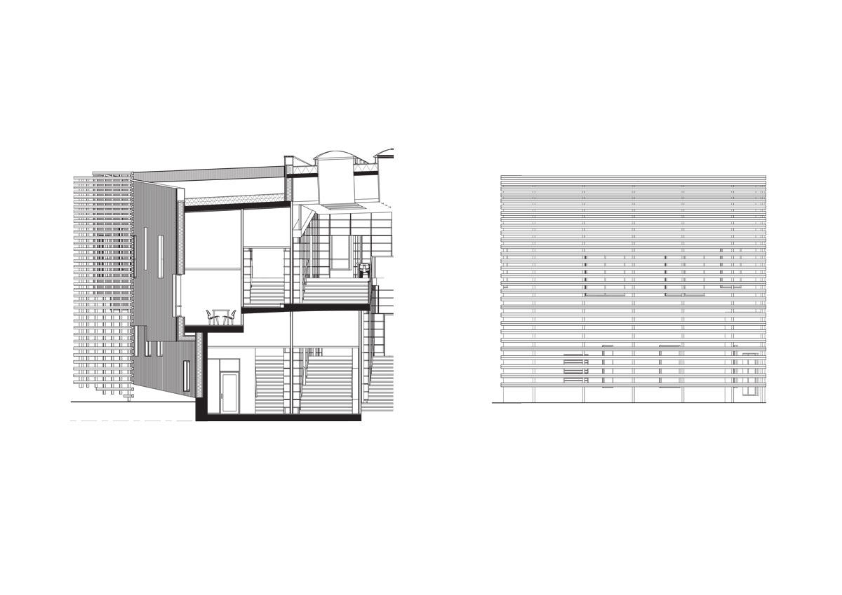 Dalarna University Media Library by ADEPT - Facade detail