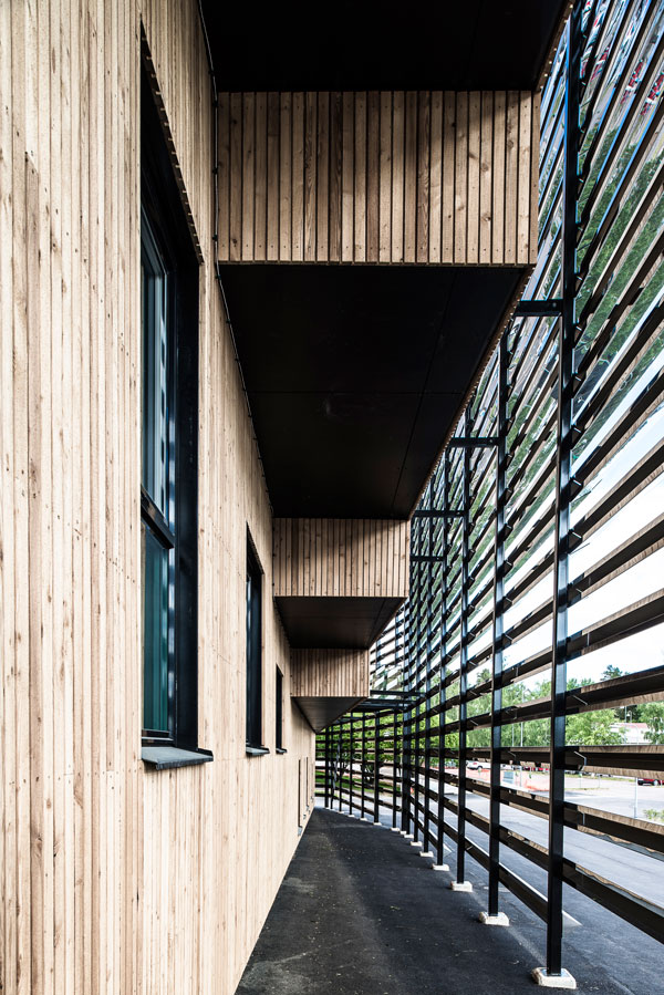 Dalarna University Media Library by ADEPT - Space between facades