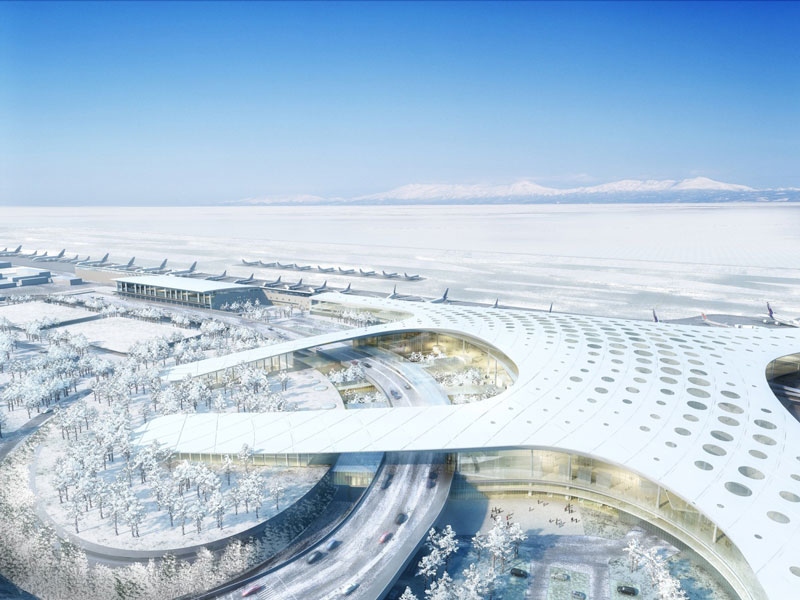 The Changchun Longjia International Airport terminal by HASSELL