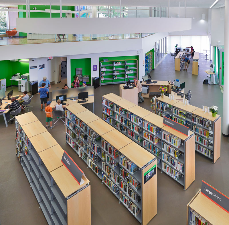 Highlands Branch Library by schmidt hammer lassen in Edmonton, Canada opens its doors