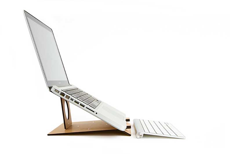 Vlad Butucariu reveals FLIO - an ultra slim wooden laptop stand