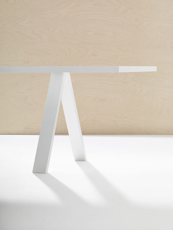 Cross Table by Rizzini+Fattorini+Partners for Arper