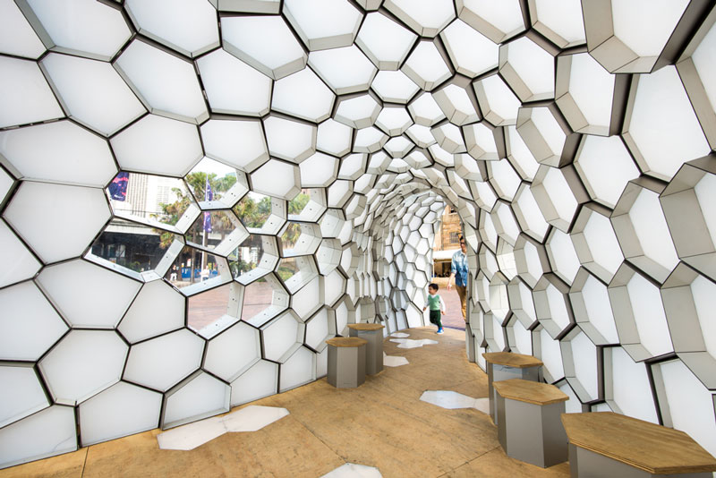 Cellular Tessellation by Abedian School of Architecture