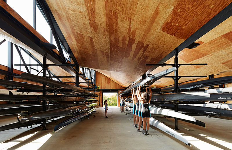 WMS Boathouse at Clark Park by Studio Gang Architects
