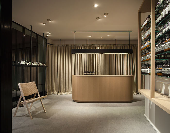 Aesop ABC-Viertel Store by .PSLAB and Vincent Van Duysen Architects