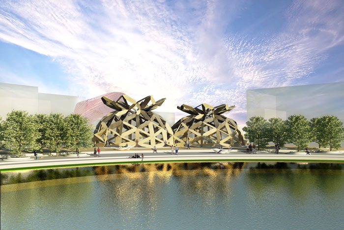 COPAGRI Dome by Miralles Tagliabue EMBT for Milan Expo 2015