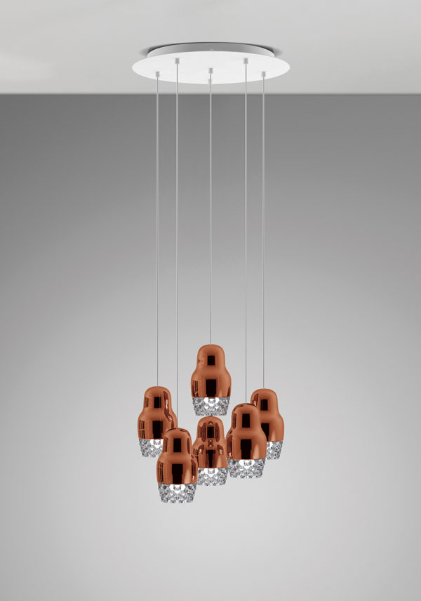 Fedora Suspension Lamp by Dima Loginoff for Axo Light