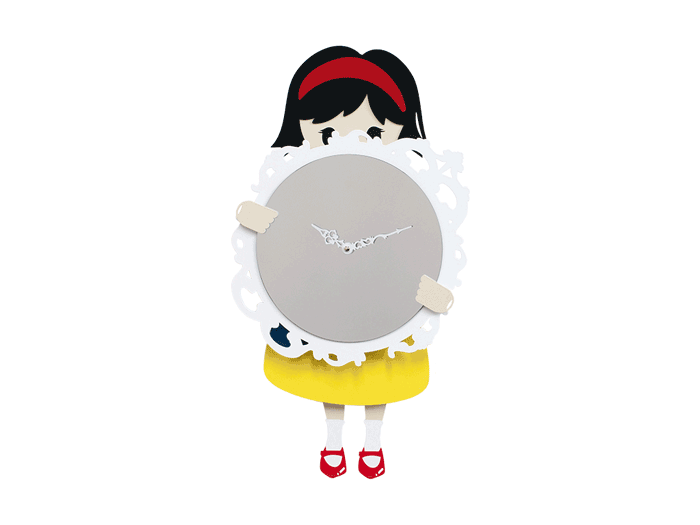 Snow White Kids Clock by Hans&Greta for Progetti