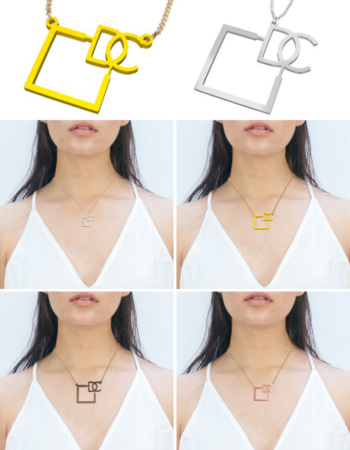 Design Chronicle Pendant through Zazzy 3D printed Jewelry