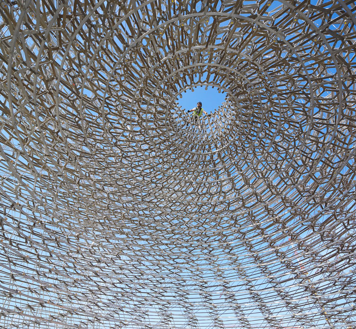 Inside UK Pavilion at Milan Expo 2015