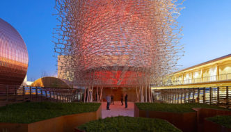 UK Pavilion at Milan Expo 2015 - Night view