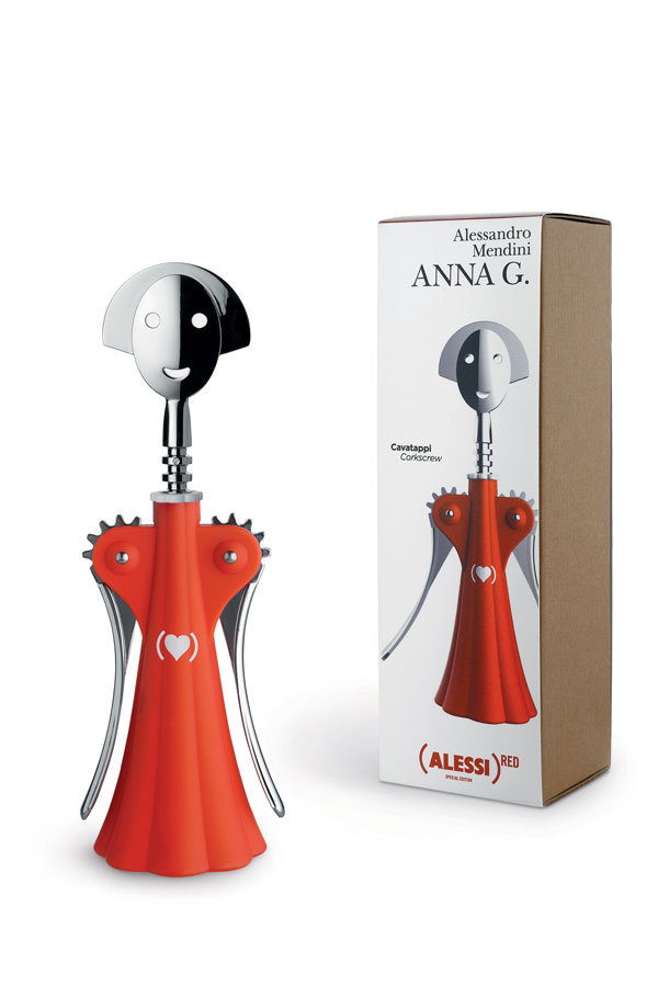 Alessi Anna G. Corkscrew (RED) Special Edition