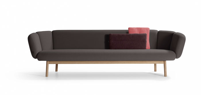 Bras Wood Sofa by Artifort