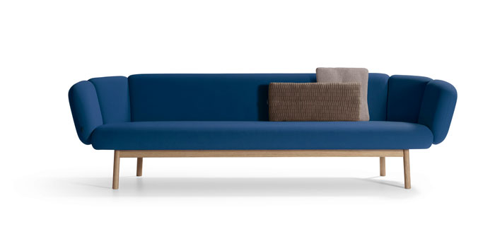 Bras Wood Sofa by Artifort