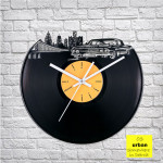 Urban Detroit Vinyl Clock by ArtZavold