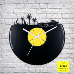 Urban LA Vinyl Clock by ArtZavold