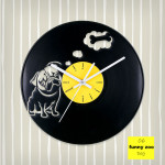 Funny Zoo Dog Vinyl Clock by ArtZavold