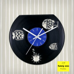 Funny Zoo Fishes Vinyl Clock by ArtZavold