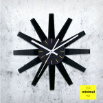 Minimal Ra Vinyl Clock by ArtZavold