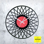 Minimal Angles Vinyl Clock by ArtZavold