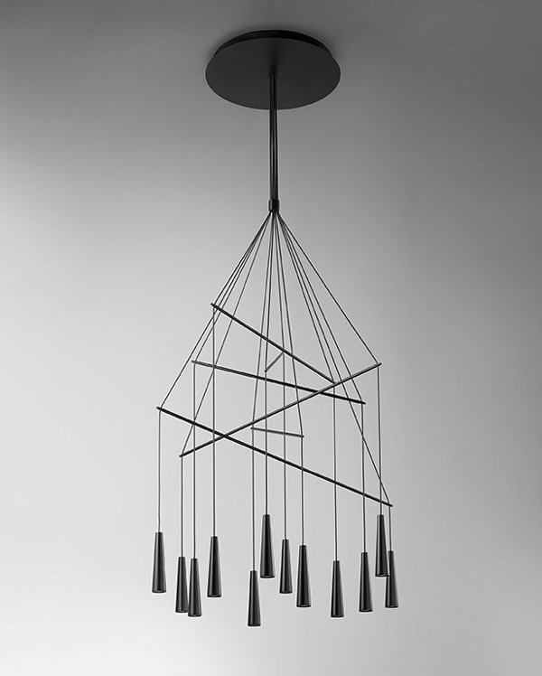 Mikado Pendant Chandelier by Filippo Mambretti for Morosini