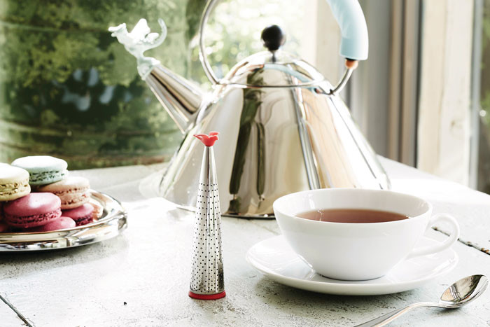 Tea Rex Kettle and Tea Infuser by Michael Graves for Alessi