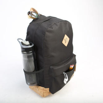 Corked Backpack in black