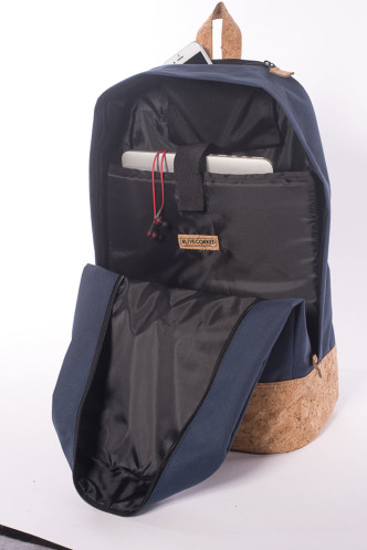 Corked Backpack organized interior
