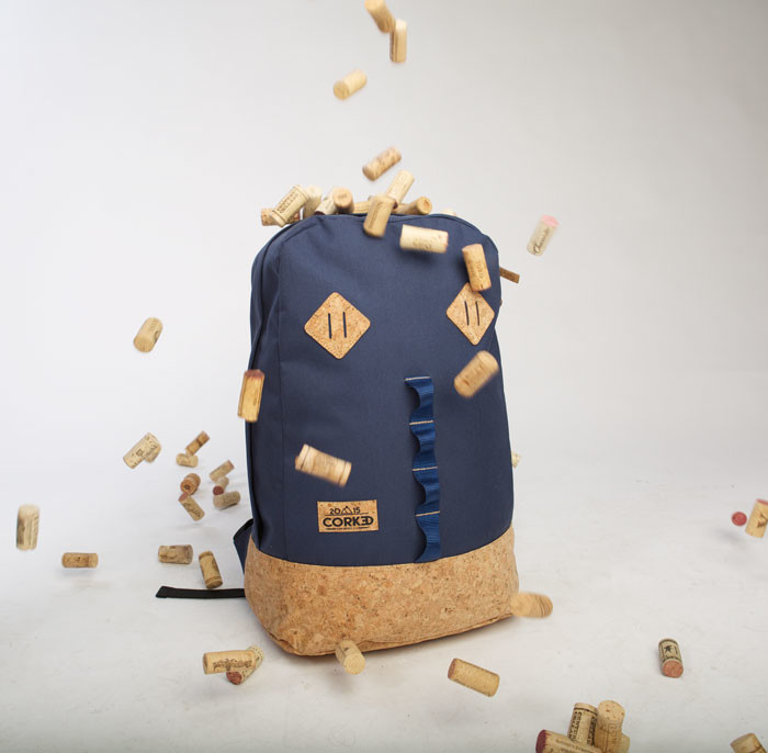 Corked Backpack in blue