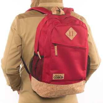 Corked Backpack in red