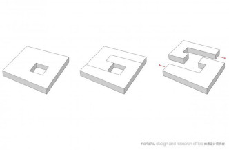 The Overlapping Land/House-Cluny House by Neri&Hu - Diagram