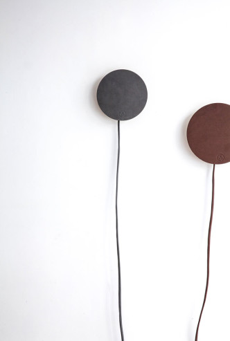 Drift Leather Lamps by Norm Architects