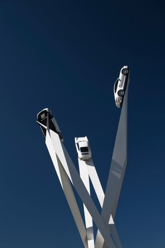 Porscheplatz Sculpture by Gerry Judah