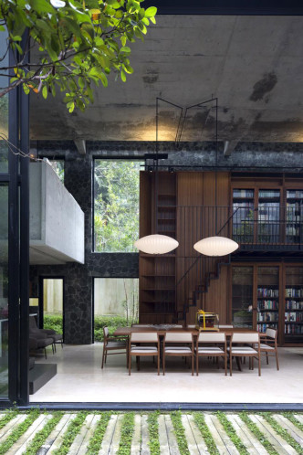 Private Library House by Unit One Design