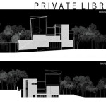 Private Library House by Unit One Design - Elevations