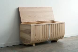 Fluyt Bench by Willow & Stump Furniture Design