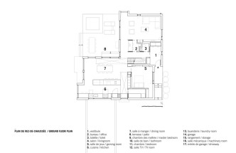 Résidence au Bic by _naturehumaine Ground Floor Plan