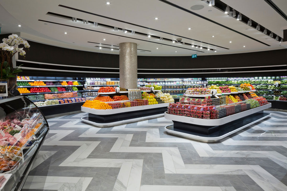 Pusateri Food Market by GH+A Design and Ceragres