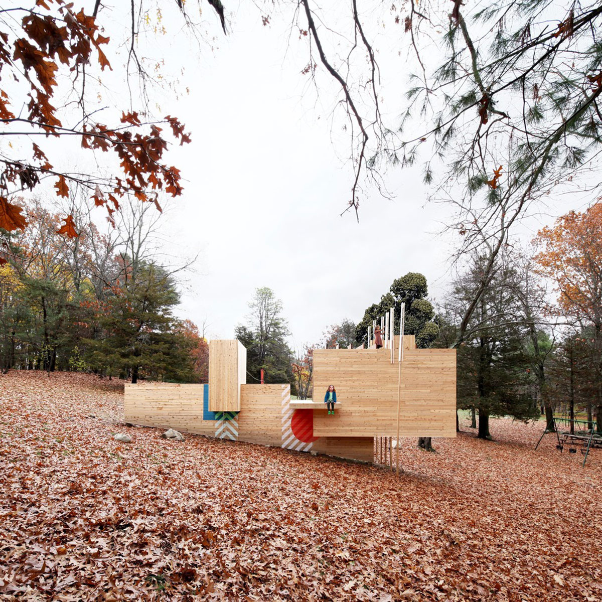 Five Fields Play Structure by Matter Design