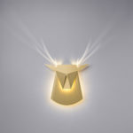 Origami Deer Head lamp by Popup Lighting