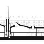 Amos Rex Museum in Helsinki by JKMM Architects - Section A