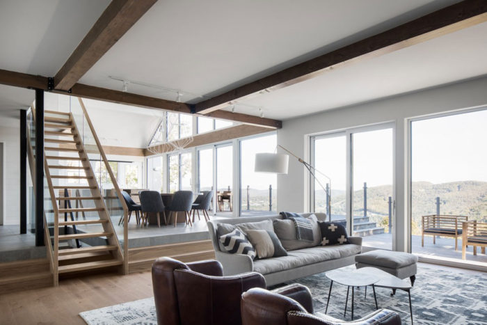 High Altitude Style Residence by Jane Hope - Ski House Interior
