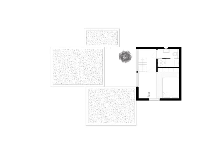 Tiny Home by i29 - Upper Floor Plan Drawing